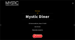 Desktop Screenshot of mysticdiner.com