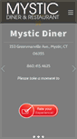 Mobile Screenshot of mysticdiner.com